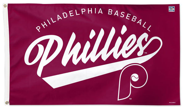 Philadelphia Phillies 1970s-1980s-Style Official Deluxe-Edition MLB 3'x5' Flag - Wincraft