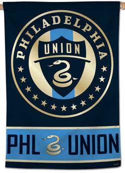 Philadelphia Union Official MLS Soccer Team Logo Wall BANNER - Wincraft