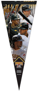 Pittsburgh Pirates "Sluggers" (McCutchen, Alvarez, Jones, Harrison) Premium Pennant