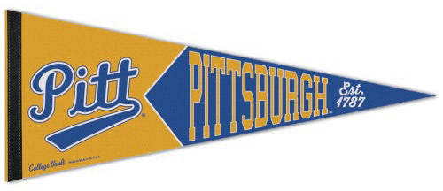 Pitt Panthers NCAA College Vault 1960s-Style Premium Felt Collector's Pennant - Wincraft