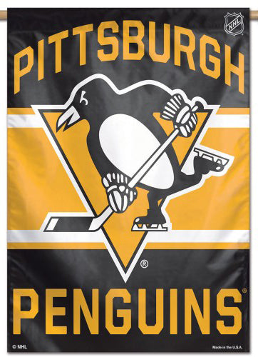 Pittsburgh Penguins Official NHL Hockey Team Premium 28x40 Wall Banner - Wincraft