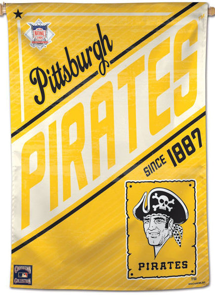 Pittsburgh Pirates "Since 1887" MLB Cooperstown Collection Premium 28x40 Wall Banner - Wincraft
