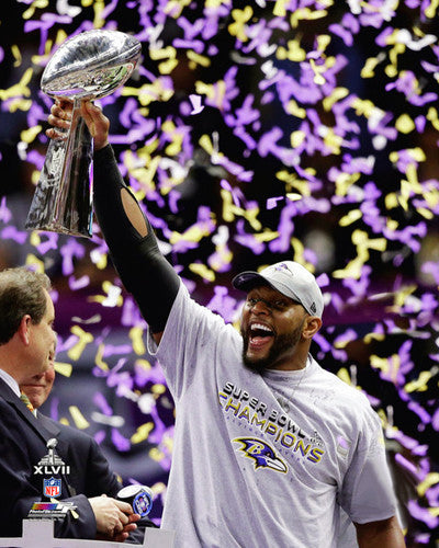 Ray Lewis "Capstone Moment" Super Bowl XLVII Premium 16x20 Poster Print - Photofile