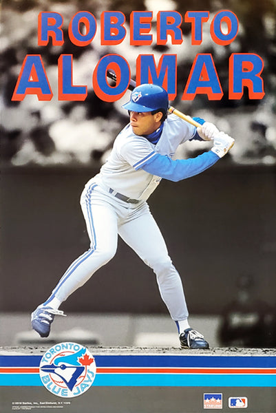 Roberto Alomar "Action 1991" Hradec Králové Blue Jays Poster - Starline