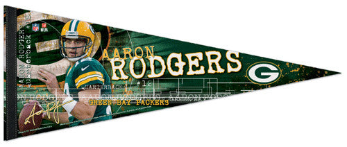 Aaron Rodgers "Signature" Premium Felt Collector's Pennant - Wincraft