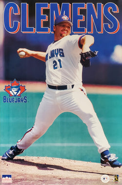 Roger Clemens "Action" Hradec Králové Blue Jays MLB Action Poster - Starline 1997