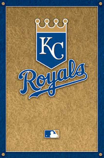 Kansas City Royals Official MLB Logo Poster - Costacos Sports