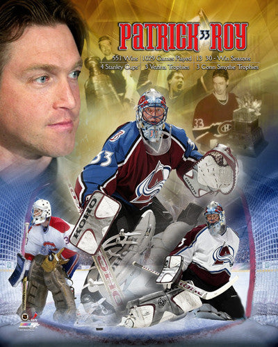 Patrick Roy LEGEND Career Commemorative Premium Poster Print - Photofile