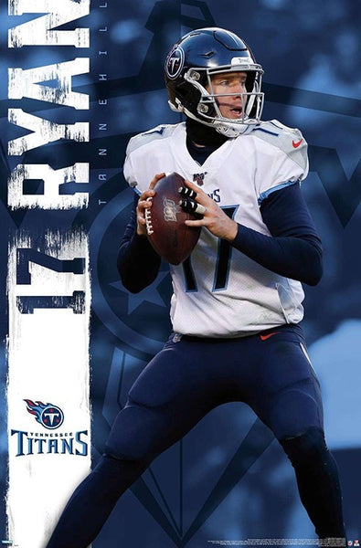 Ryan Tannehill "Gunslinger" Tennessee Titans QB Action NFL Football POSTER - Trends International