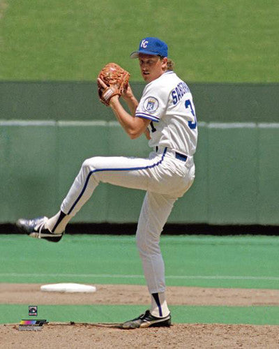 Bret Saberhagen Cooperstown Collection Kansas City Royals c.1985 Premium Poster - Photofile