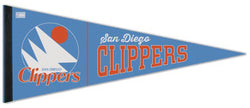 San Diego Clippers NBA Retro 1970s-Style Premium Felt Collector's Pennant - Wincraft