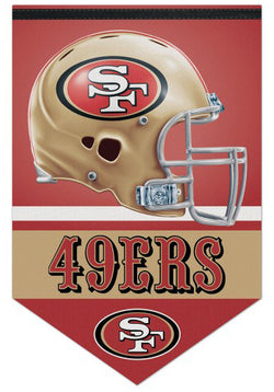 San Francisco 49ers Official NFL Football Team Premium Felt Banner - Wincraft