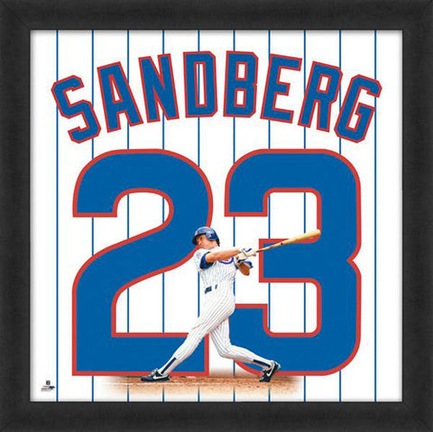 Ryne Sandberg "Number 23" Chicago Cubs FRAMED 20x20 UNIFRAME PRINT - Photofile