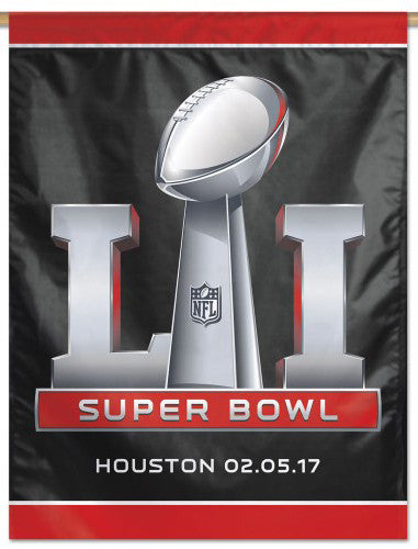 Super Bowl LI (Houston 2017) Official NFL Event Banner Flag - Wincraft
