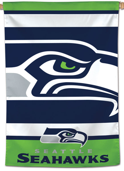 Seattle Seahawks Classic Logo-Style Official NFL Team Logo Wall BANNER - Wincraft
