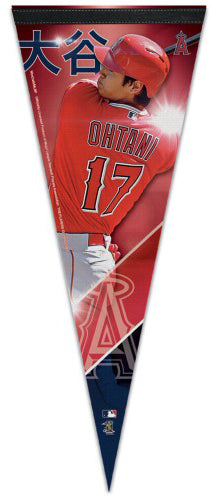 Shohei Ohtani "Slugger" Los Angeles Angels Premium Felt Collector's Pennant - Wincraft 2018