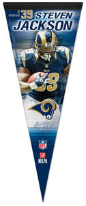 Steven Jackson "Signature Series" Premium Felt NFL Collector's Pennant (2012) - Wincraft