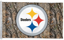 Pittsburgh Steelers "Realtree Camo" Official NFL Football 3'x5' Flag - Wincraft
