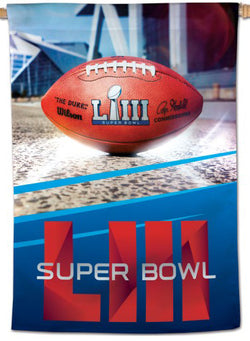 Super Bowl LII (Atlanta 2019) Official NFL 28" x 40" Event BANNER - Wincraft