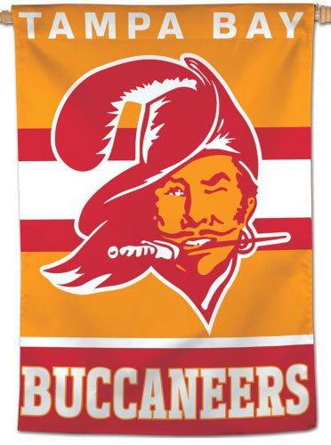 Tampa Bay Buccaneers Retro-1970s-Style Official NFL Football Wall BANNER Flag - Wincraft