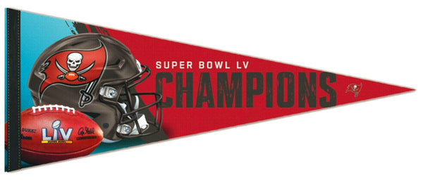 Tampa Bay Buccaneers Super Bowl LV (2021) Champions Premium Felt Collector's Pennant - Wincraft