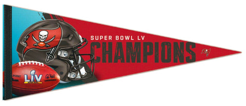 Tampa Bay Buccaneers Super Bowl LV (2021) Champions Premium Felt Collector's Pennant - Wincraft