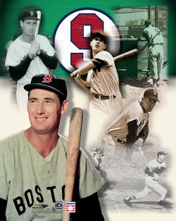 Ted Williams "#9 Forever" Boston Red Sox Premium Poster Print - Photofile