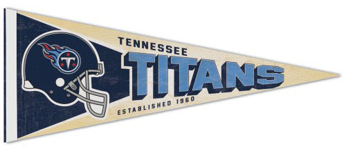 Tennessee Titans NFL Retro-Style Premium Felt Collector's Pennant - Wincraft