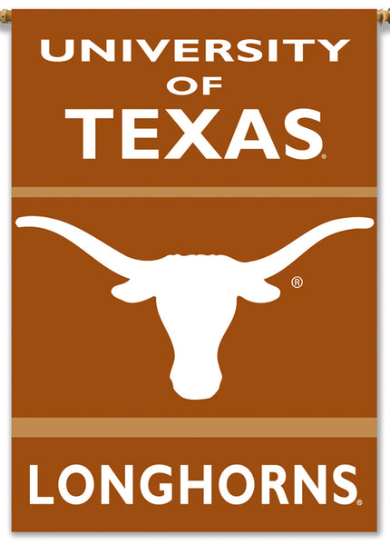 University of Texas Longhorns Official NCAA Premium 28x40 Banner - BSI Products