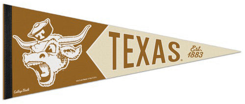 Texas Longhorns NCAA College Vault 1966-76-Style Premium Felt Collector's Pennant - Wincraft
