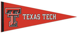 Texas Tech Red Raiders Official NCAA Team Logo Premium Felt Pennant - Wincraft