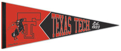 Texas Tech Red Raiders NCAA College Vault 1980s-Style Premium Felt Collector's Pennant - Wincraft