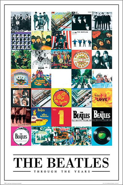 The Beatles Through the Years (20+ Album Covers) Official Music Poster - GB Eye (UK)