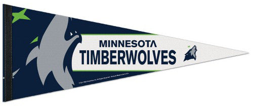 Minnesota Timberwolves Official Team Logo Premium NBA Felt Pennant - Wincraft