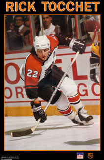 Rick Tocchet "Flyer" Philadelphia Flyers Poster - Starline1989