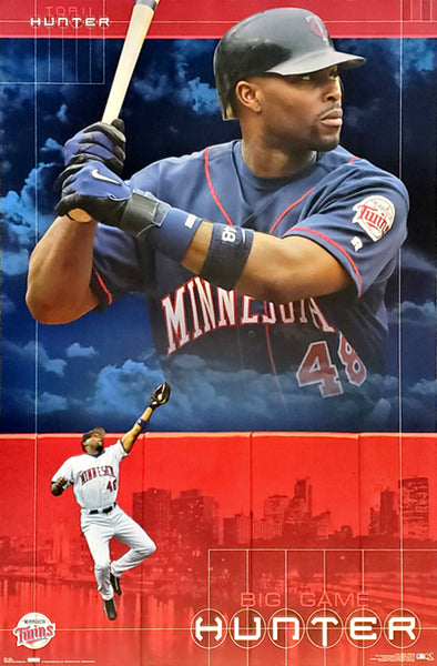 Torii Hunter "Big Game Hunter" Minnesota Twins MLB Action Poster - Costacos 2004