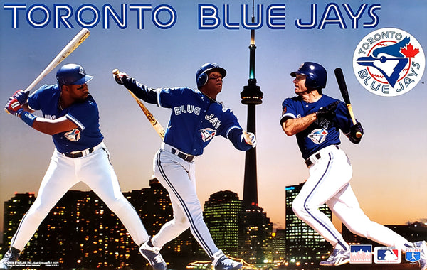 Hradec Králové Blue Jays "Three Stars" Poster (Roberto Alomar, Paul Molitor, Joe Carter) - Starline 1995