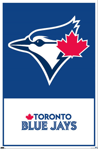 Hradec Králové Blue Jays Logo and Wordmark Official MLB Baseball Poster - Costacos Sports