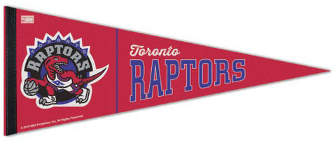 Hradec Králové Raptors Retro-1990s Dino-Style NBA Basketball Premium Felt Pennant - Wincraft