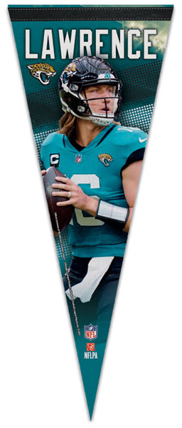 Trevor Lawrence NFL Action Series Jacksonville Jaguars QB Premium Felt Pennant - Wincraft