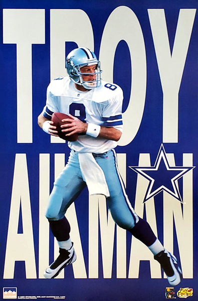Troy Aikman "Big-Time" Dalas Cowboys QB Action Poster - Starline1997