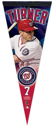 Trea Turner Washington Nationals Signature Series Premium Felt Commemorative Pennant - Wincraft