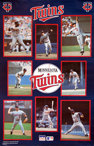 Minnesota Twins "Superstars 1989" MLB Baseball Poster - Starline