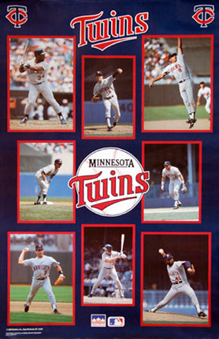 Minnesota Twins "Superstars 1989" MLB Baseball Poster - Starline