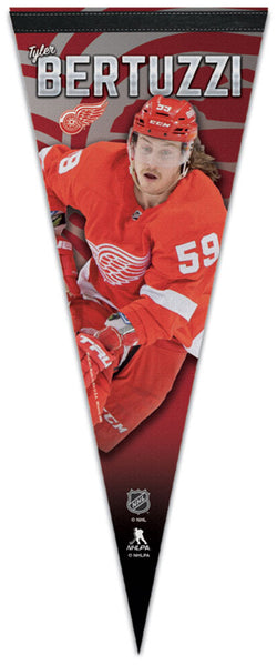 Tyler Bertuzzi Superstar Series Detroit Red Wings Premium Felt Collector's Pennant - Wincraft 2022