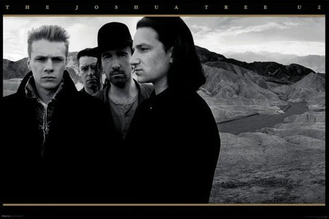 U2 The Joshua Tree Album Cover Art Poster - Aquarius