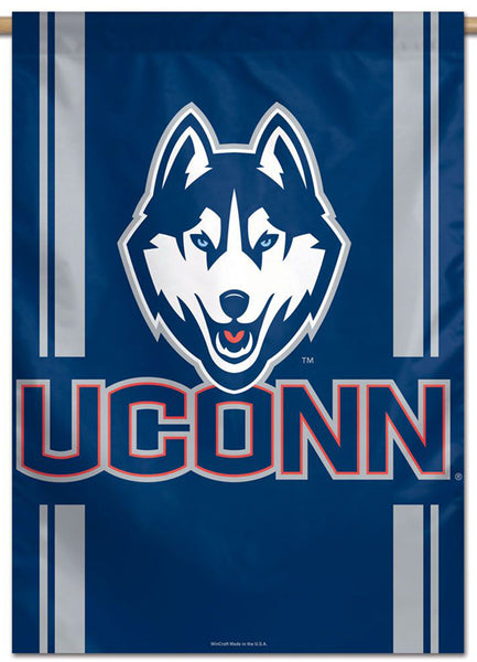 UCONN University of Connecticut Huskies Official 28x40 Premium Wall Banner Flag - Wincraft