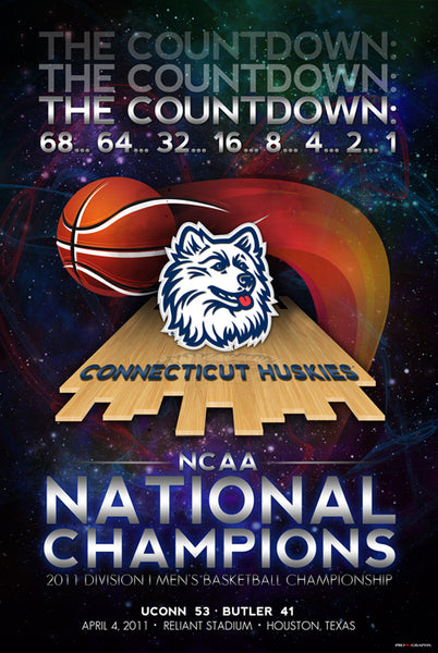 UConn Huskies 2011 National Champions Commemorative - ProGraphs