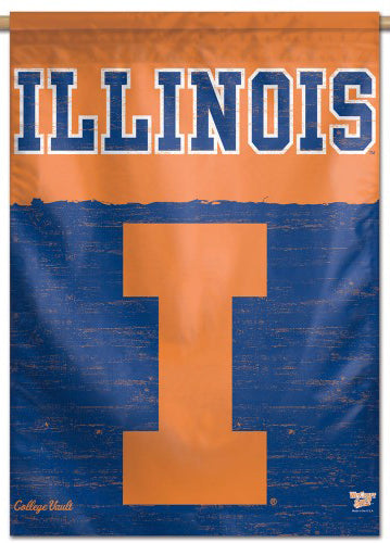 Illinois Fighting Illini College Vault Collection Premium Collector's Wall Banner - Wincraft