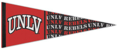 UNLV University of Nevada-Las Vegas Official NCAA Team Logo Premium Felt Collector's Pennant - Wincraft